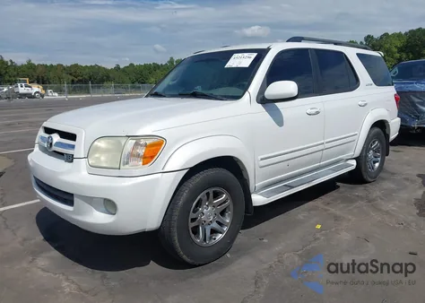 2006 Toyota Sequoia Limited V8 из США, поврежденный, VIN 5TDZT38A46S266110